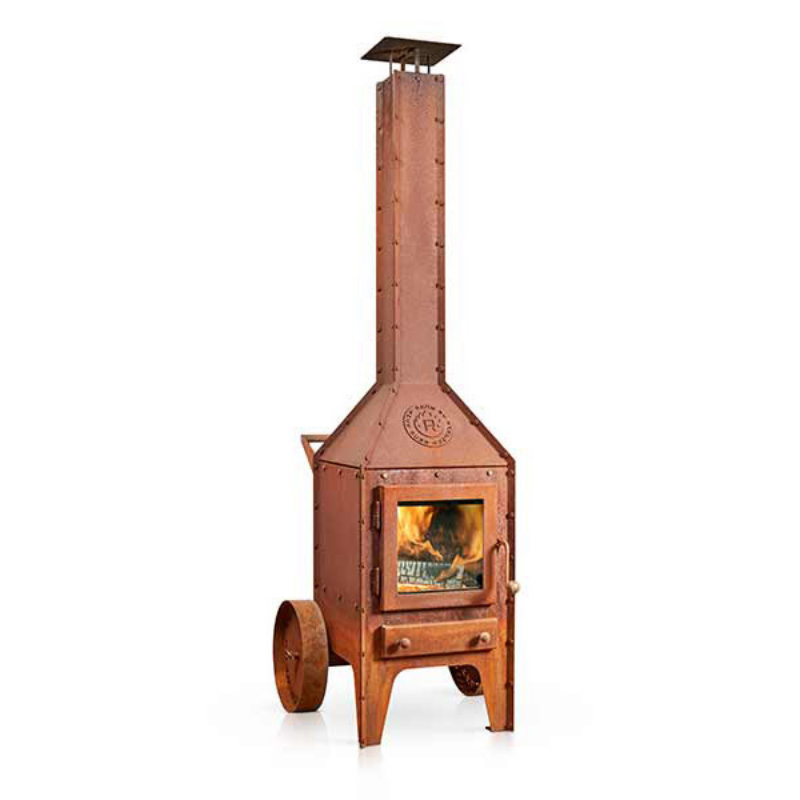 outdoor log burner